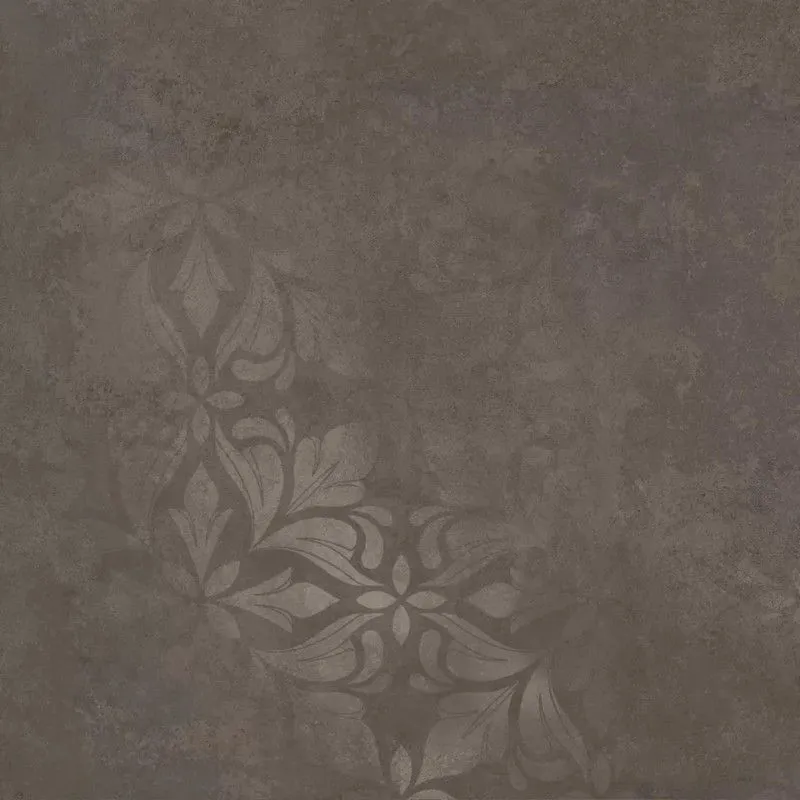 Керамогранит Kerama Marazzi KM4040G0081N Хадду коричневый матовый декорированный 40.2x40.2 - фото 1