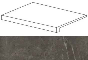 Ступень Atlas Concorde Italy Marvel Grey Scalino ASMS 33x60 - фото 1