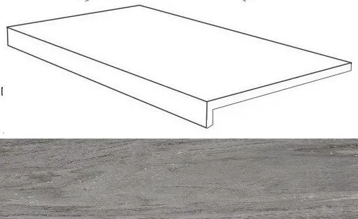 Ступень Atlas Concorde Italy Marvel Morning Sky Scalino Lapp AO7E 33x60 - фото 1