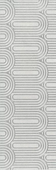 Декор Kerama Marazzi OP\A201\12136R Безана серый светлый обрезной 25x75 - фото 1