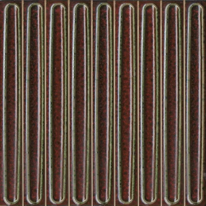 Декор Kerama Marazzi KMD2SOB003BN чипсет Далия красный темный глянцевый 20x20 - фото 1