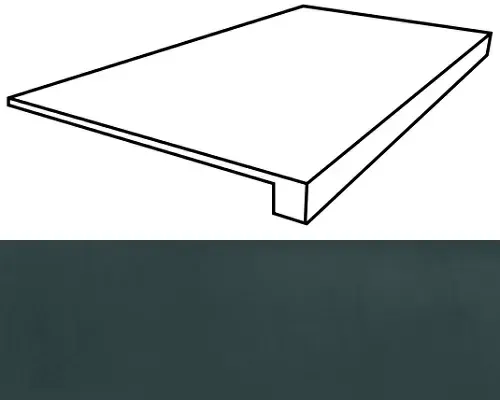 Ступень фронтальная Италон Surface Cristallo 33x120 - фото 1