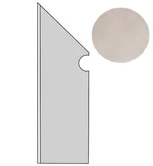 Ступень левая Atlas Concorde Italy Dwell Pearl Battiscopa Sag. Sx A1LF 7.2x30 - фото 1