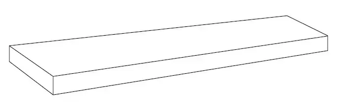 Ступень угловая левая Atlas Concorde Volcano Bianco 33x120 - фото 1