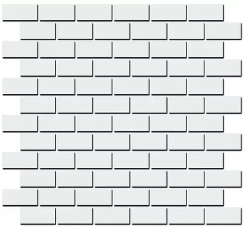 Декор Kerama Marazzi 191\001T Декор Турнон белый мозаичный матовый 30x32 - фото 1