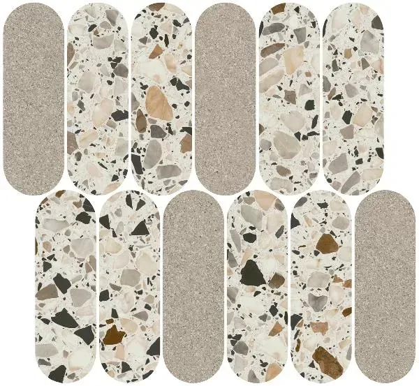 Мозаика Kerama Marazzi ID140 Бричиола 2 наборный 30х32 - фото 4