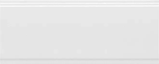 Бордюр Kerama Marazzi BDA011R Марсо белый обрезной 12x30 - фото 1