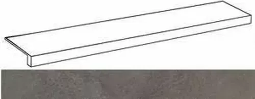 Ступень фронтальная Италон Millennium Black 33x160 - фото 1