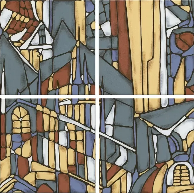 Декор Kerama Marazzi OP\A203\4x\17000 Панно Витраж 30x30 - фото 1