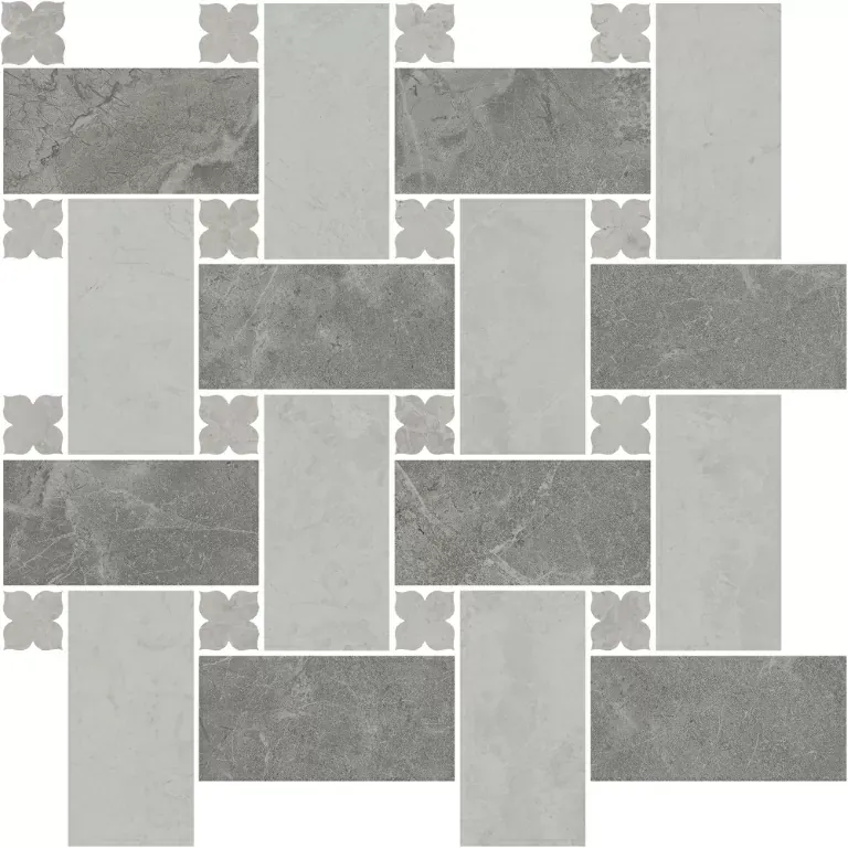 Декор Kerama Marazzi Venezia Риальто 2 наборный матовый 43,5х43,5 - фото 4