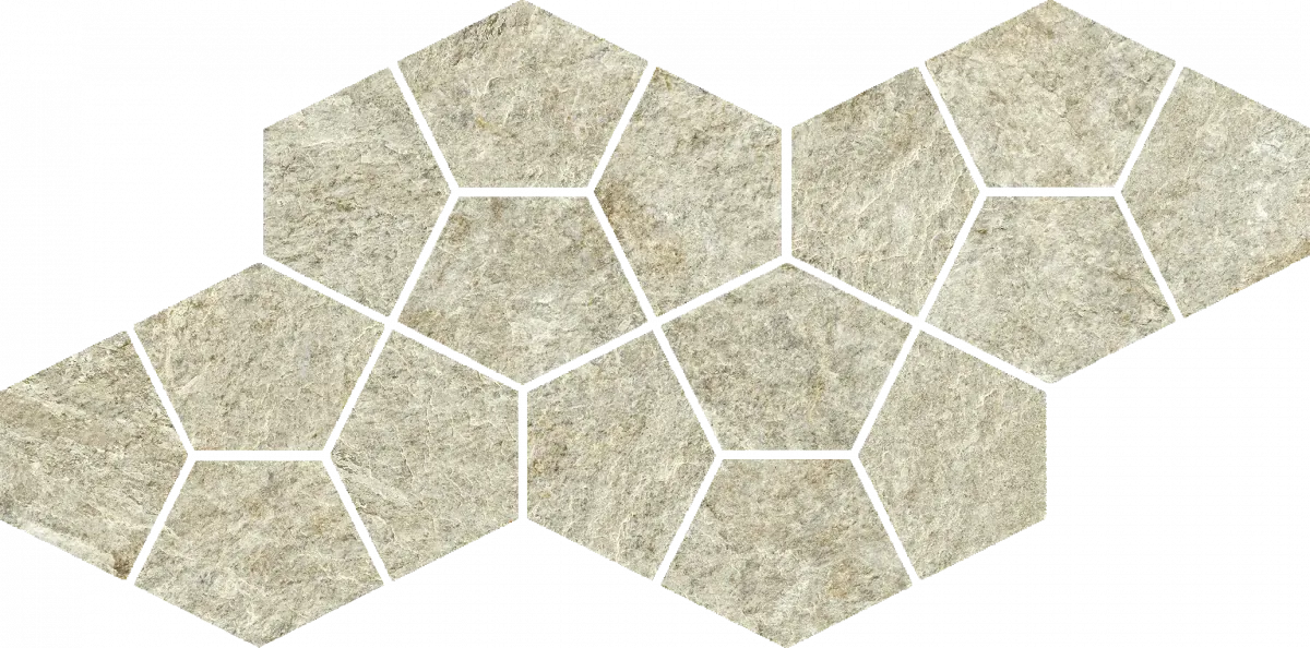 Мозаика Италон Магма Минерал Призм 620110000245 бежевый 20.5x41.3 - фото 1