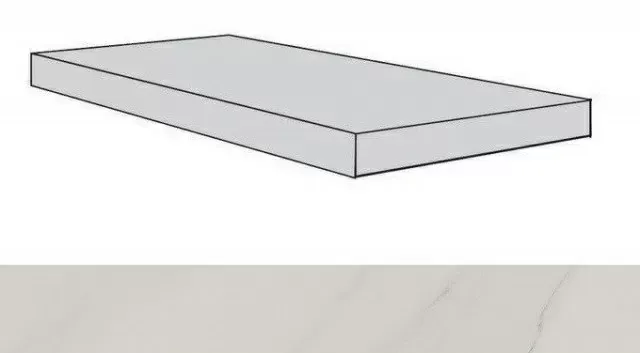 Ступень угловая правая Atlas Concorde Allure Gioia 33x80 матовая - фото 1