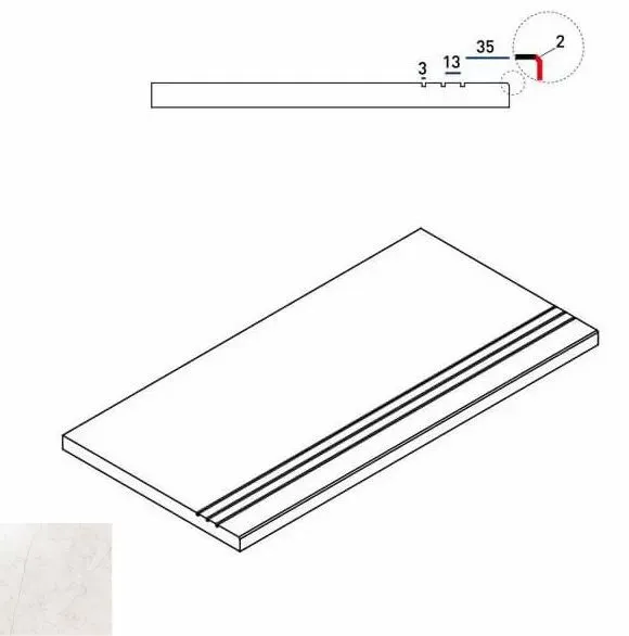 Бортик Италон Contempora Х2 Pure 30x60 - фото 1