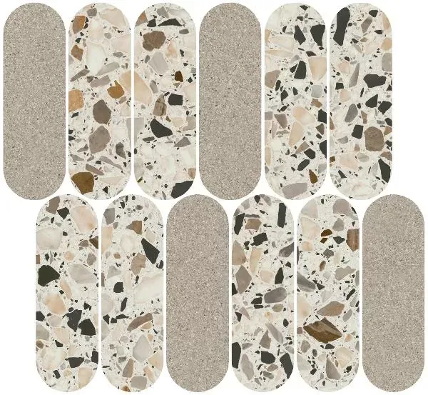 Мозаика Kerama Marazzi ID140 Бричиола 2 наборный 30х32 - фото 3