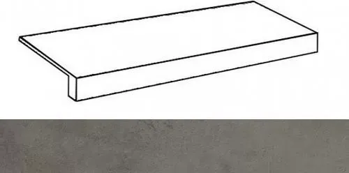 Ступень фронтальная Италон Millennium Black 33x60 - фото 1