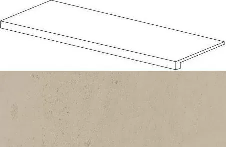 Ступень фронтальная Atlas Concorde Wise Sand 33x120 матовая - фото 1