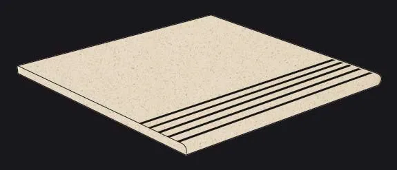 Ступень Coliseumgres Project Gesso 30x30 - фото 1