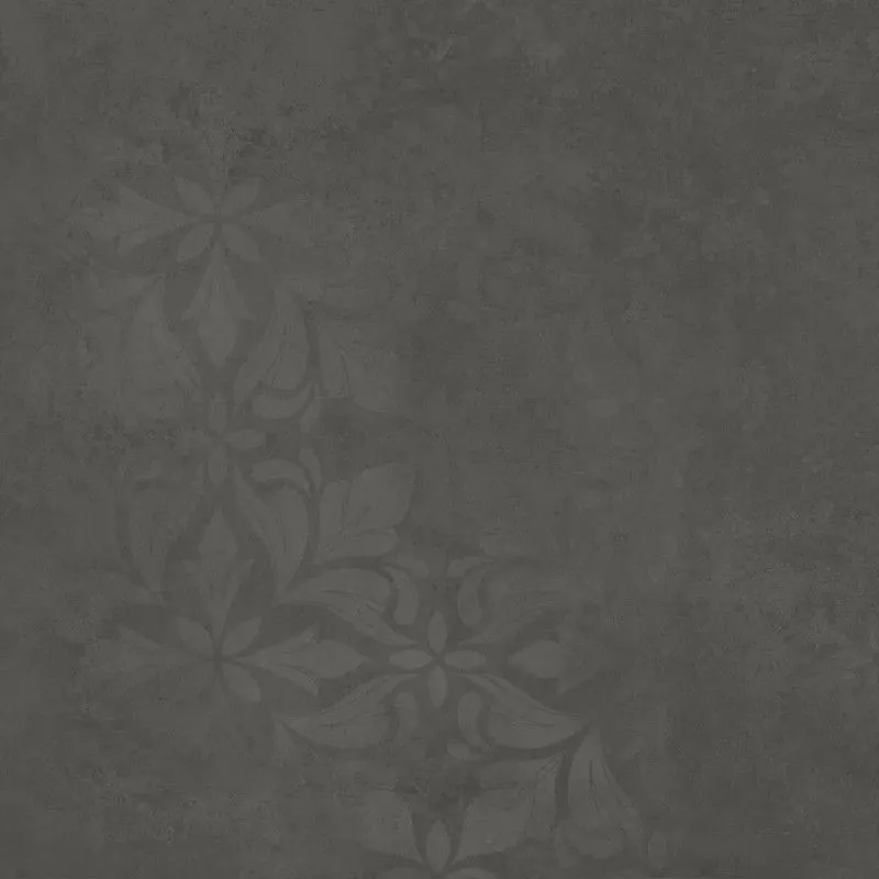 Керамогранит Kerama Marazzi KM4040G0091N Хадду серый темный матовый декорированный 40.2x40.2 - фото 1