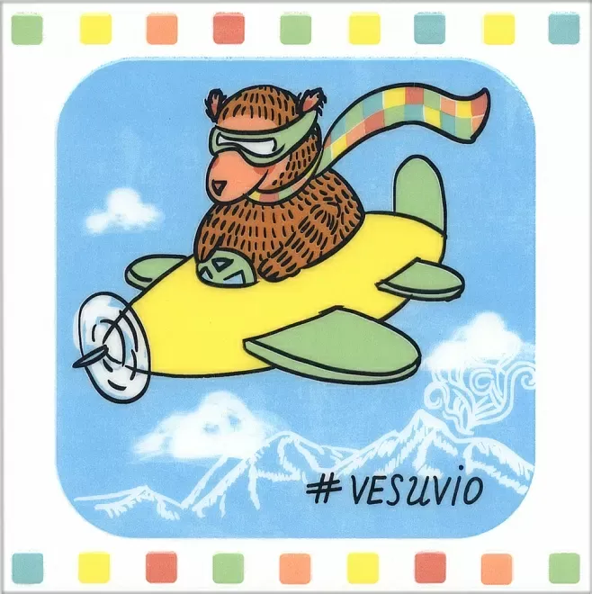 Декор Kerama Marazzi NT\A143\5009 Большое путешествие Везувий 20x20 - фото 1