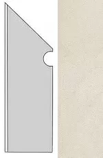 Ступень левая Atlas Concorde Italy Kone White Battiscopa Sag.Sx AUOY 7.2x30 - фото 1