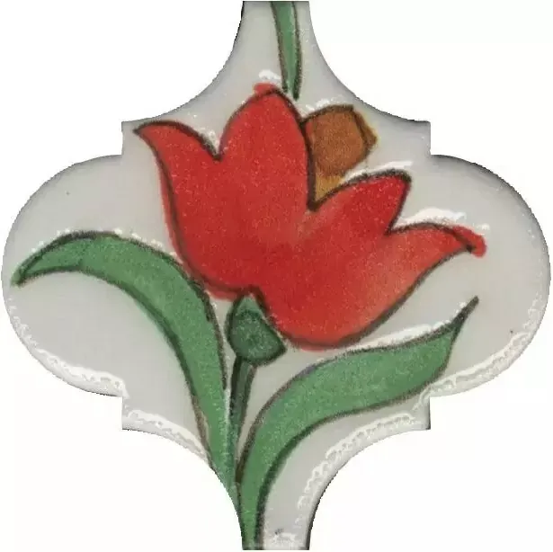 Декор Kerama Marazzi Авейру 4 глянцевый 6.5x6.5 VT\A312\65000 - фото 1