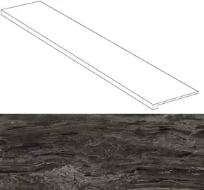 Ступень Atlas Concorde Italy Marvel Absolute Brown Scalino Lapp. AFCQ 33x150 - фото 1