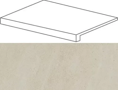 Ступень фронтальная Atlas Concorde Wise Ice Mist 33x60 матовая - фото 1