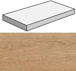 Ступень угловая правая Atlas Concorde Oak Reserve Tamarind 33x120 - фото 1