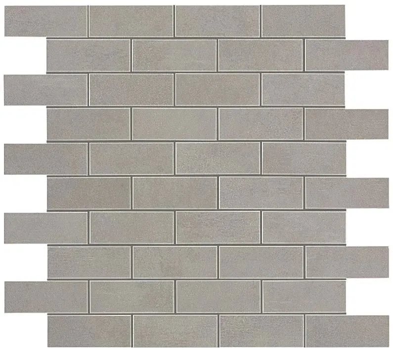 Мозаика Atlas Concorde Italy Boost Grey Minibrick 30.5x30.5 9BMY - фото 1