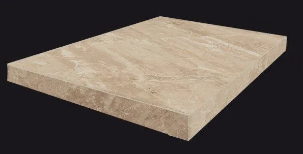 Ступень угловая левая Coliseumgres Portofino Beige 33x45 матовая - фото 1