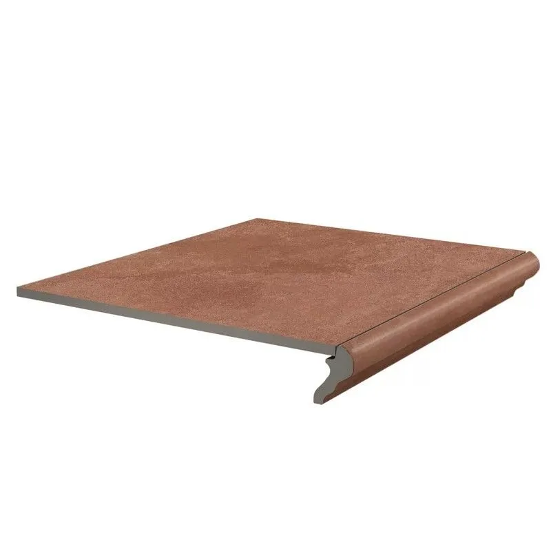 Ступень Kerama Marazzi KM4040G0021NGTF фронтальная Хадду красный матовый 34x40.2 - фото 1