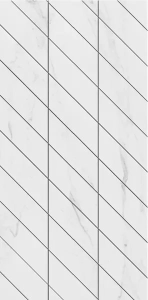 Фальшмозаика Estima SM01 Ametis Supreme Platinum Corner Left 29.8x59.8 белый непол. - фото 1