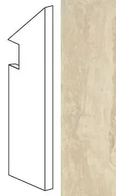 Ступень правая Atlas Concorde Italy Marvel Travertino Alabastrino Battiscopa Sag. Dx ADX0 7.2x30 - фото 1