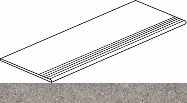 Ступень Италон Discover Grey Gradino 30x60 натуральный - фото 1