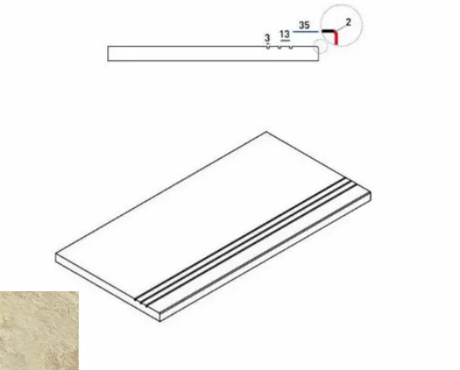 Бортик Италон Climb Х2 Rope 30x60 - фото 1