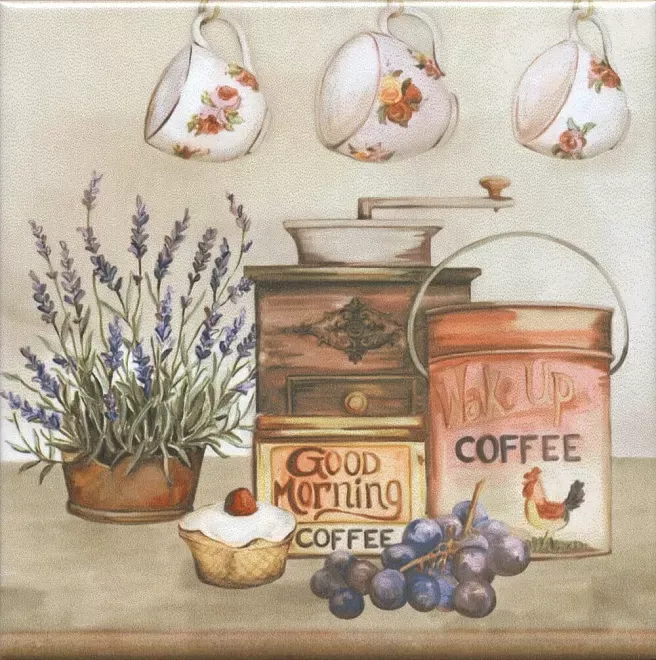 Декор Kerama Marazzi HGD\A241\17000 Пикарди Кухня 15x15 - фото 1