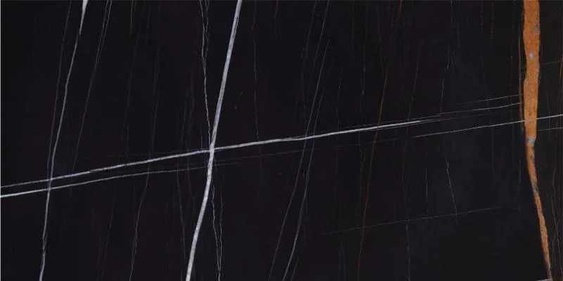 Керамогранит Marble Trend Nero Dorato 60x120 K-1004/MR/600x1200x10 - фото 1