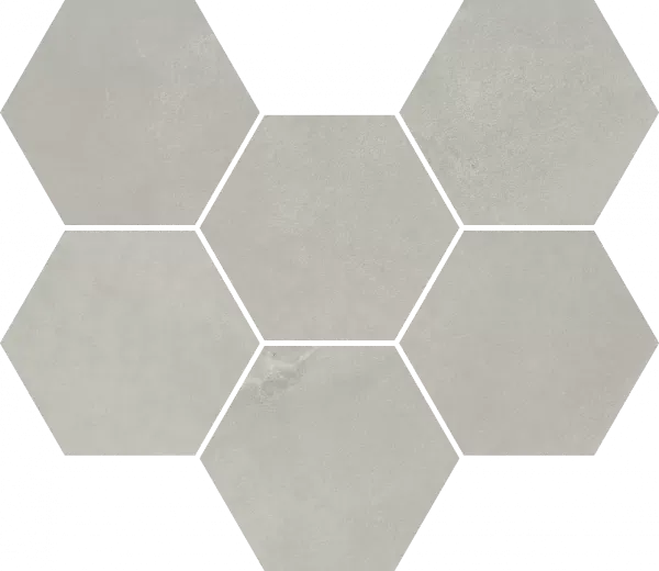 Мозаика Италон Континуум Сильвер Гексагон 25x29 - фото 1