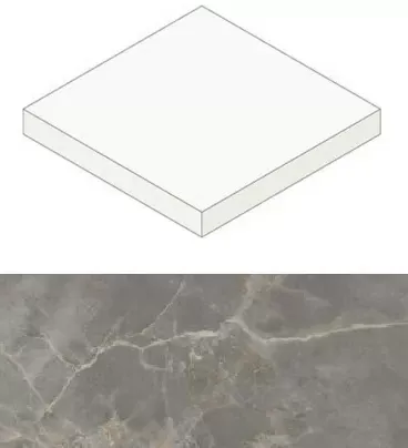 Ступень угловая Atlas Concorde Italy Marvel Fior di Bosco Scalino Angolare Silk AGJH 33x33 - фото 1