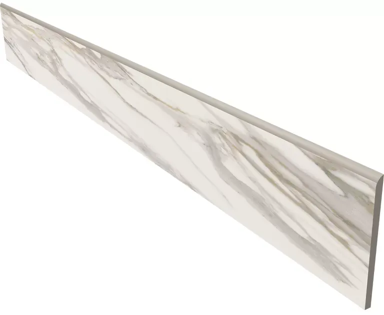 Плинтус Estima Miramare RM01 7x60 белый - фото 1