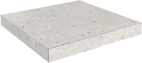 Ступень угловая клееная Kerama Marazzi SG631820R\GCA Терраццо бежевый светлый 33х33 - фото 1