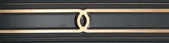 Декор Atlas Concorde Italy Marvel Pro Gold Black 7.8x30.5 LVGB - фото 1