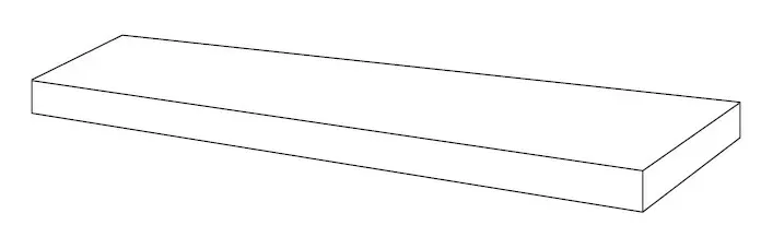 Ступень угловая правая Atlas Concorde Volcano Grigio 33x120 - фото 1