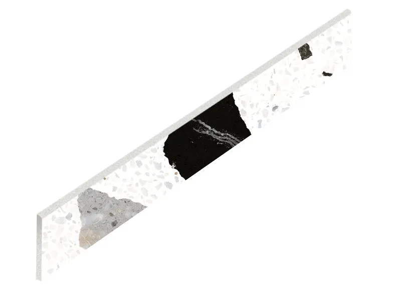 Плинтус ColiseumGres Палладио Уайт 610130005319 белый 7.2x60 - фото 1