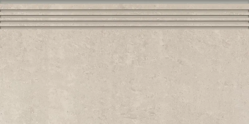 Ступень Grasaro Travertino Light Grey 29.4x60 G-410/PR/st01/294x600x10 - фото 1