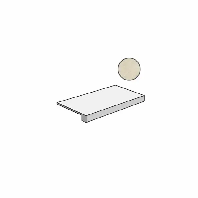 Ступень фронтальная Италон Genesis Moon White 33x60 - фото 1