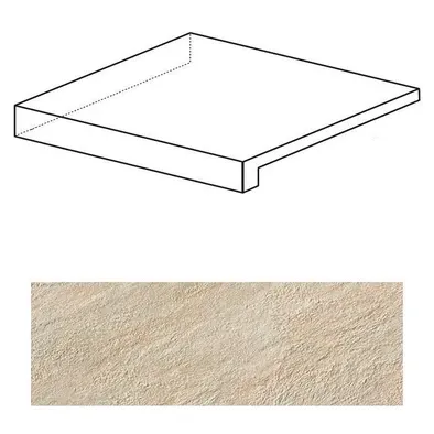 Ступень угловая Atlas Concorde Italy Trust Ivory Scalino Angolare ACYZ 33x33 - фото 1