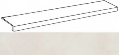 Ступень фронтальная Италон Континуум Полар 33x160 - фото 1