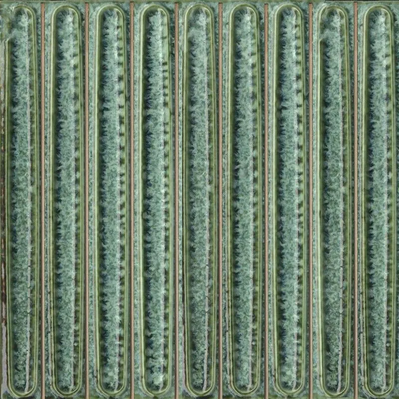 Декор Kerama Marazzi KMD2SOB006BN чипсет Далия зеленый глянцевый 20x20 - фото 1