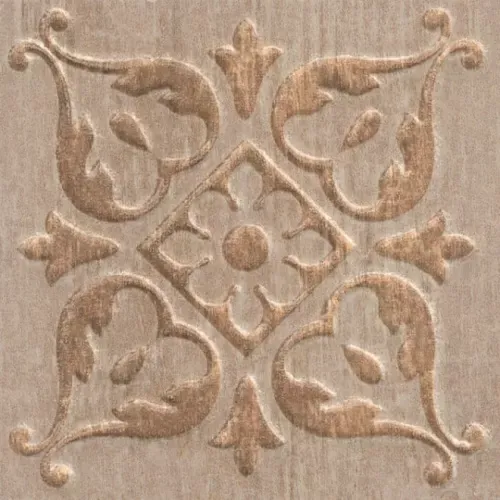 Вставка Kerama Marazzi STG\A482\SG1550 Браш Вуд беж 9,9x9,9 - фото 1